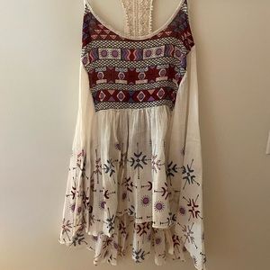 Free People flowy tank top with racer back